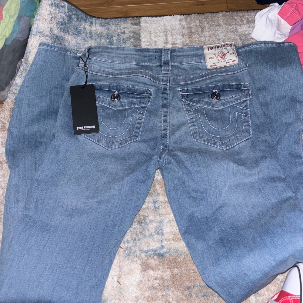 true religion low rise bootcut jeans size 27 NWT